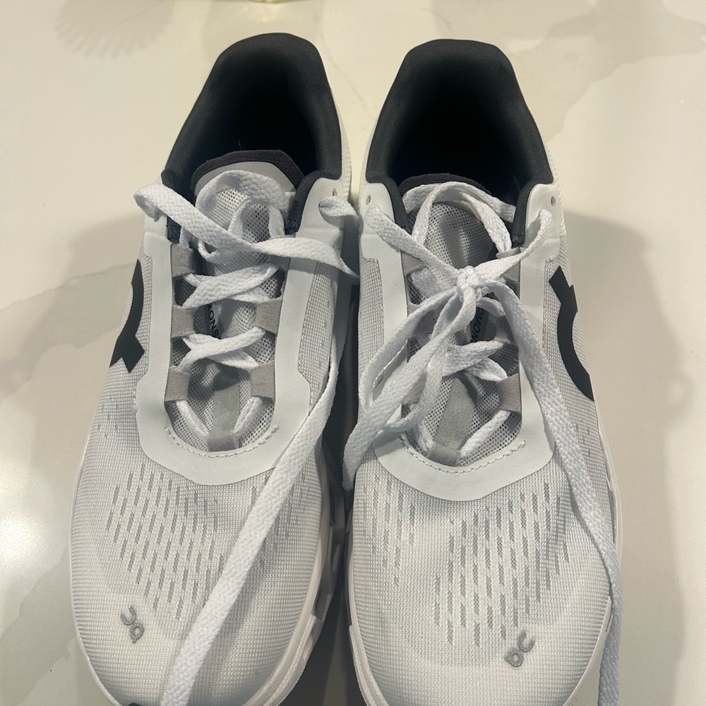 On Running White and Gray Sneakers - Picture 2 of 2